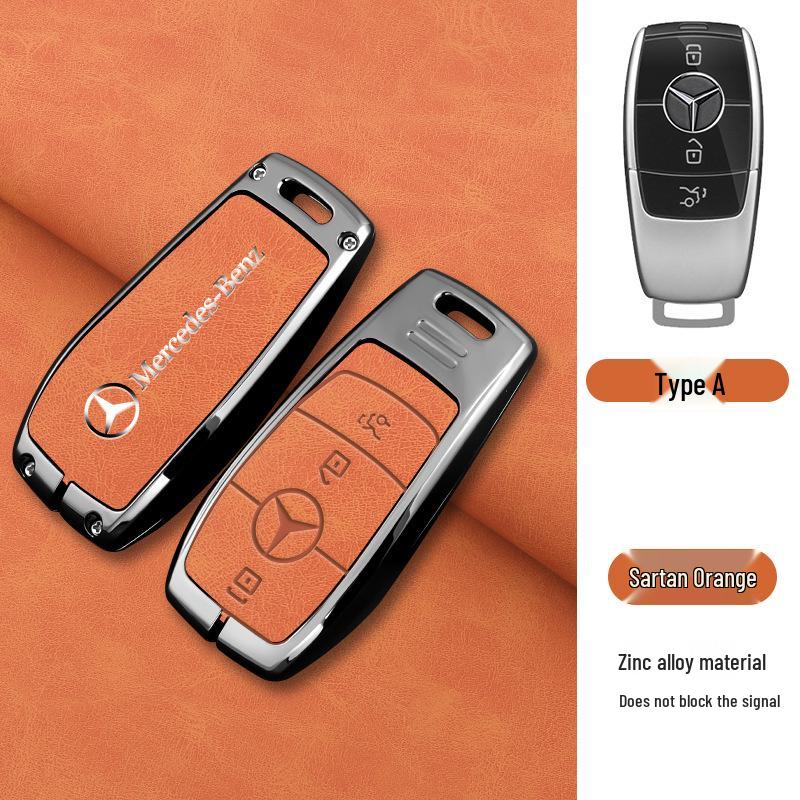 Luxury Mercedes Key Cover for C260L, C200L, GLC300L, E300L & 2024 S-Class