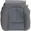 NLQR Steel Gray Front Driver Side Bottom Replacement Cloth Seat Cover Compatible with Ford F-150 2011 2012 2013 2014 Driver Seat Replacement