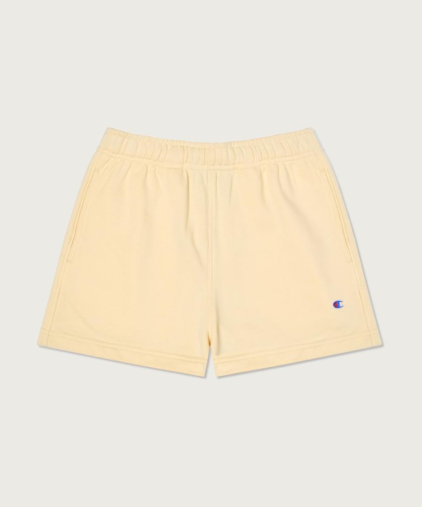 CHAMPION Women'S C-Logo Sweat Shorts Cream