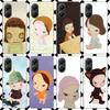 Y-Yoshitomo Nara Phone Case for Xiaomi Poco F7 Ultra X7 X6 X5 Pro X4 Gt M8 M7 Redmi 15 15C 13 13C 12 12C Soft Cover Fundas Poco