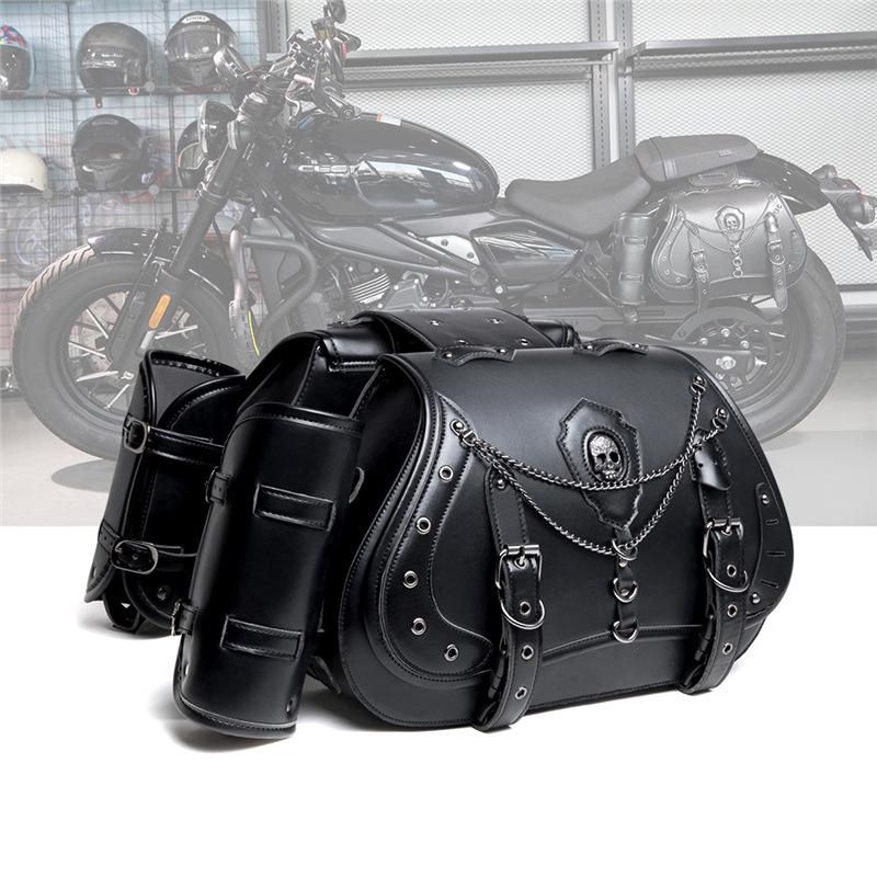 

European & American Punk Style Harley Motorcycle Saddlebag for Various Models