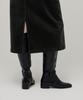 Musinsa Standard Woman Women'S Corduroy Midi Skirt [Dark Gray]