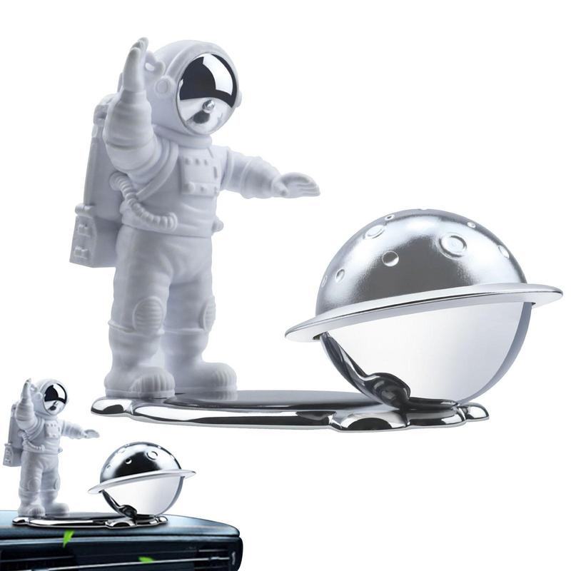 Solar Car Fragrance Autorotation Aroma Accessories Solar Rotating Air Fragrance Oil Diffusers Astronaut Planet Perfume China Mainland