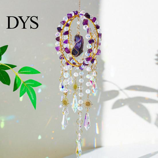 Unique Housewarming Gift Crystal Suncatcher Hanging, Ball Prism Rainbow Maker Pendant Sparkling for Garden Patio Backyard Car Home Indoor Outdoor