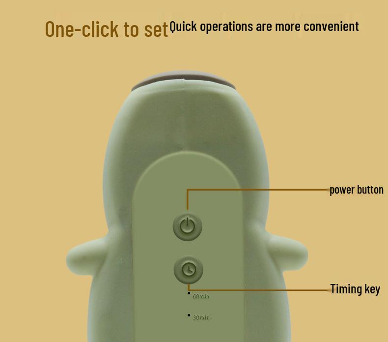 Capybara Silicone Night Light: Color-Changing Bedside Lamp & Sleep Companion