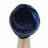 Rhinestone African Head Wraps Scarf Velvet Women'S Turban Caps Muslim Headscarf Bonnet Lady Wrap Head Scarves Turbante Mujer