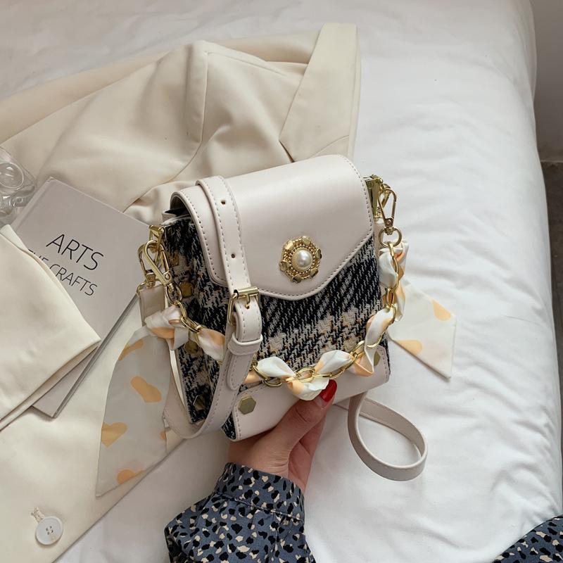 

Small bag women s summer shoulder messenger bag 2025 new trendy fashion woolen small square bag chain mobile phone bag темно-синий