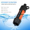 Outdoor Water Filter Straw Portable Emergency Water Purifier for Camping Hiking Survival Travel Filtration System