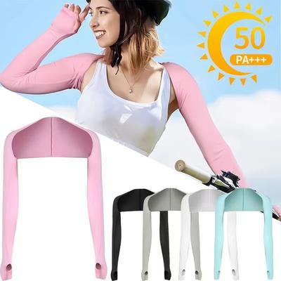 Sports Sunscreen Ice Patch Breathable and Thin Sleeve Shawl for Running, Fishing and Cycling