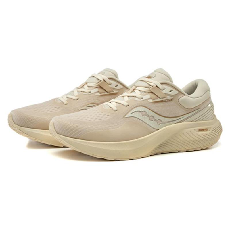 Saucony Surge Shock Absorbers Slip Resistant Abrasion Resistant Low top Running Shoes Unisex Beige Saucony S28187-3