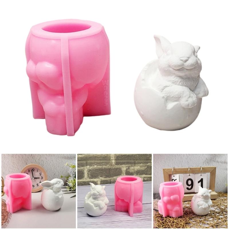 Easters Rabbits Molds Casting Molds Plasters Molds Animal Silicone Mould Ornament Molds Castings Molds Epoxy Resin Molds
