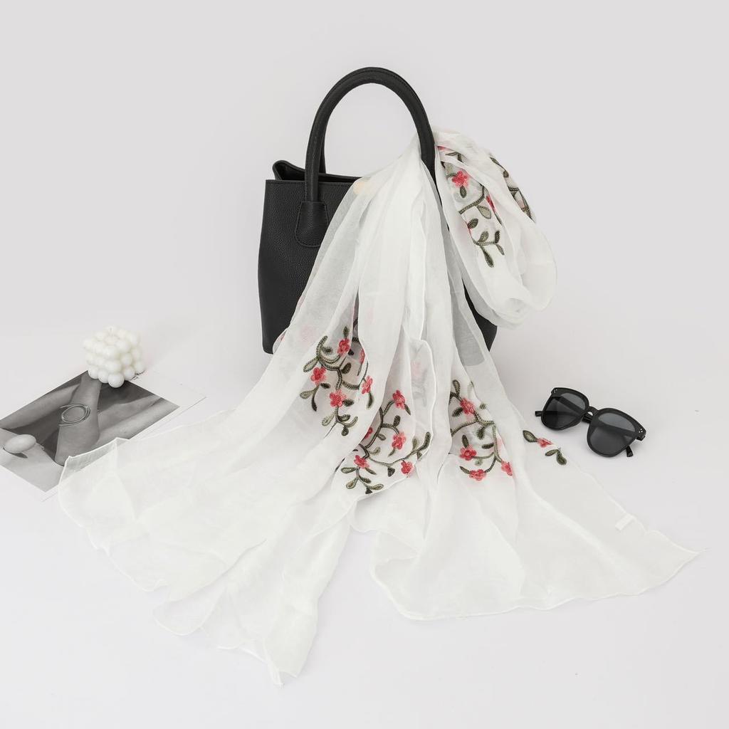 Bohemian Shawl Scarf Scarf Chinese Style Embroidered Travel Outfit Scarf Souvenir Gift