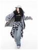 Men's Retro Color-Block Patchwork Hooded Cardigan - Casual Autumn Sweatshirt