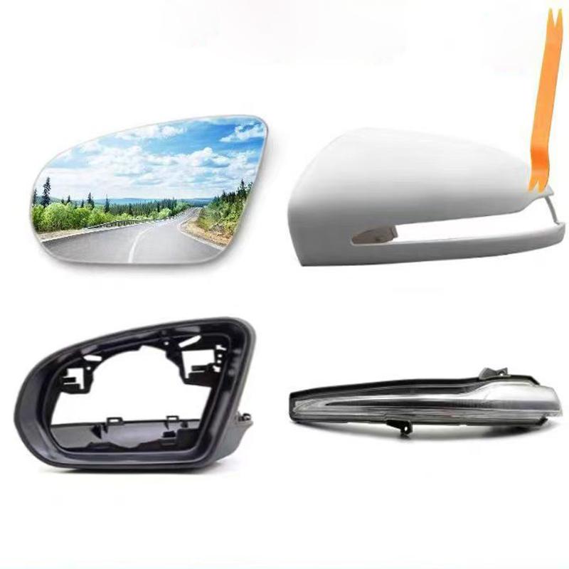 Auto Left Right Rear Heated Mirror Glass Cover Turn Signal Light Lamp for Mercedes-Benz C GLC S E Class W205 X253 W222 W213 W238