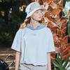 Artwork Yongchul Ripstop Women'S Hoodie Short Sleeve Woven Top White