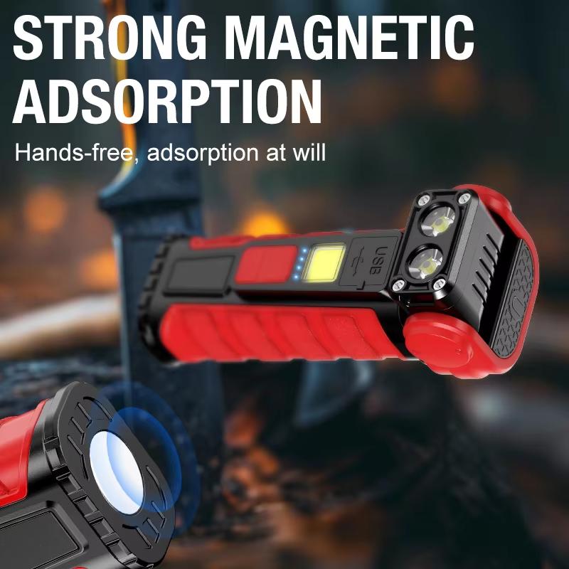 Xiaomi Multi Functional mini Work Light, Rotating Flashlight, with Adjustable Portable Lighting COB Floodlight and Magnetic Work Light