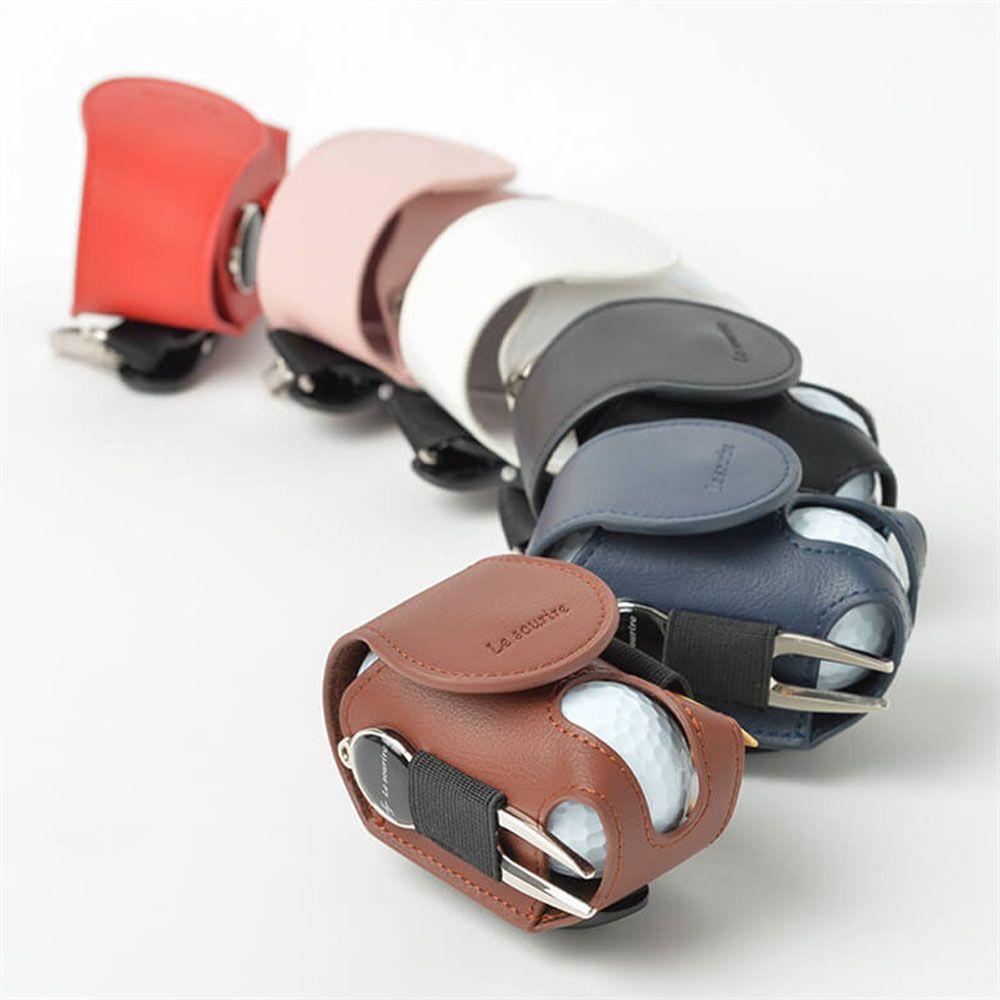 Goods Leather Golf Ball Storage Pouch Golf Ball Pouch Golf Waist Holder Bag Golf Ball Container