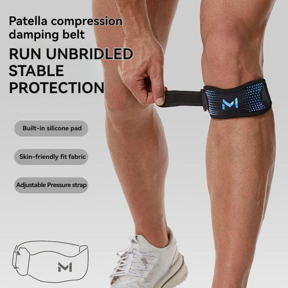 Adjustable Patella Knee Strap Breathable Knee Pain Relief Support Brace  Gym