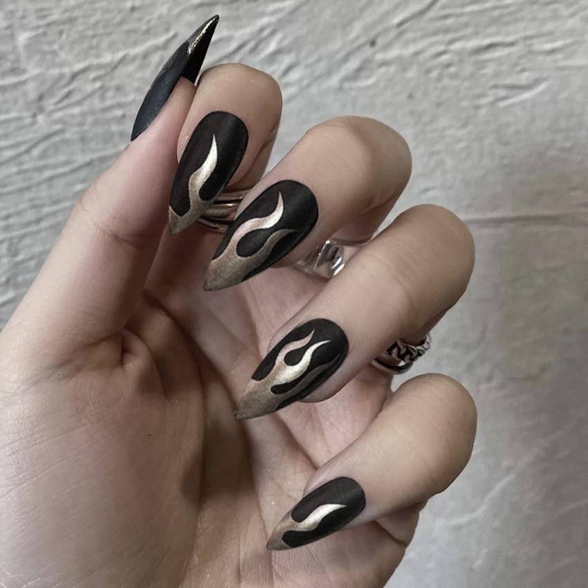 Wear Nail Art Fashion Simple Retro Classic Personality Detachable Style Patch