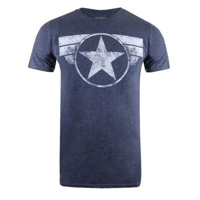 Camiseta masculina Heather com logotipo