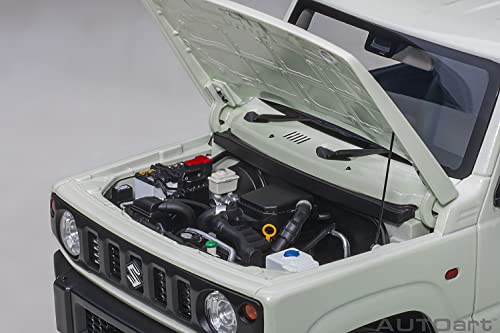 AUTOart 1/18 Scale Suzuki Jimny (JB64) White Pearl Finished Model 78505