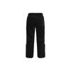 Adidas Logo Embroidered Straight Leg High Waist Knitted Sports Pants Women Pants Black GK8762