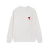 Autumn/Winter Unisex Streetwear Heart Embroidery Crewneck Sweatshirt