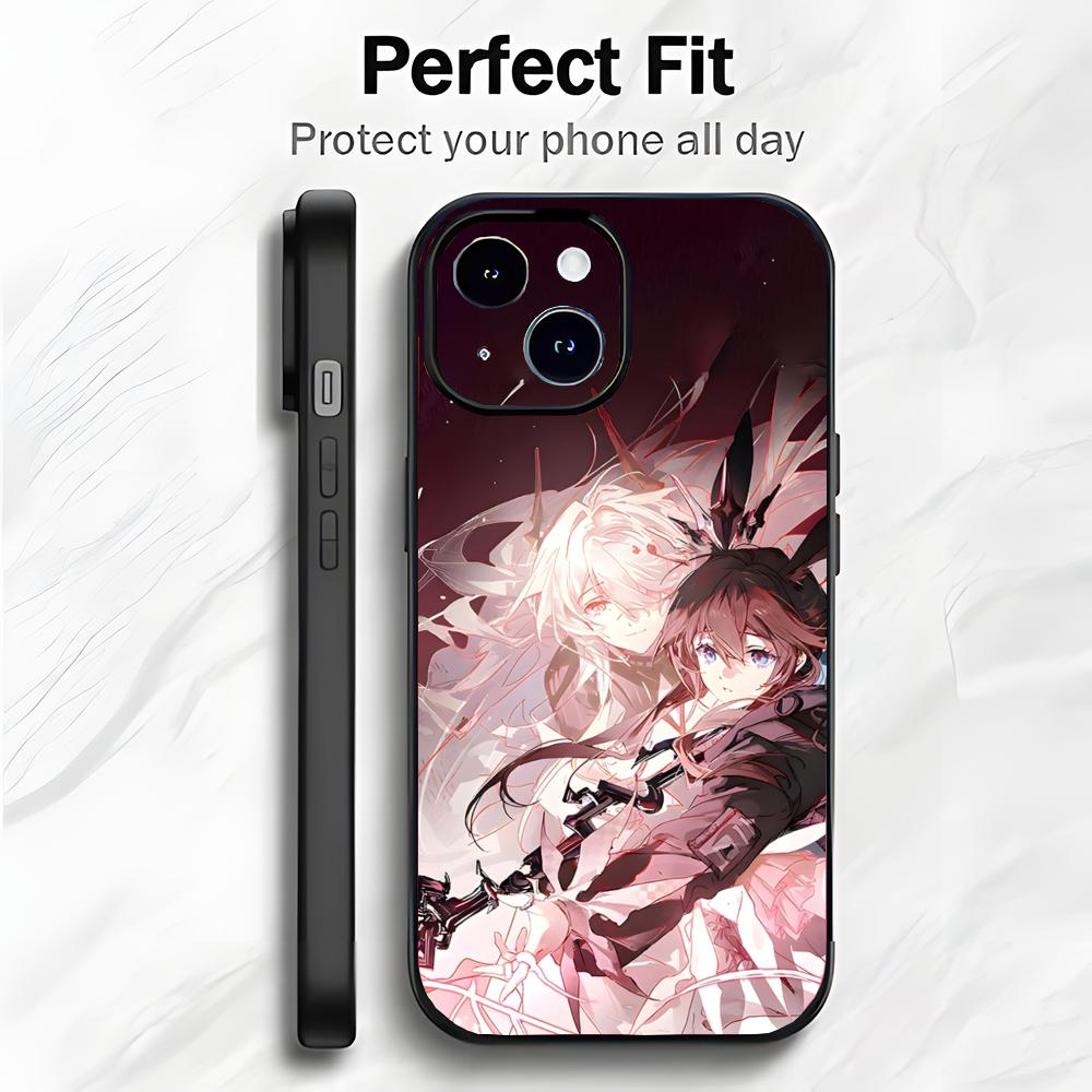 Strategic Tactical Chinese Game A-Arknights Phone Case Phone Case Soft Packaging Lightweight For iPhone17 16 15 14 13ProMax