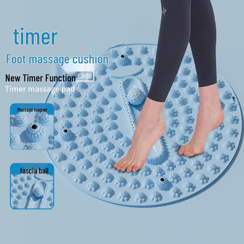Hongtai Round Acupressure Foot Massage Mat with Timer