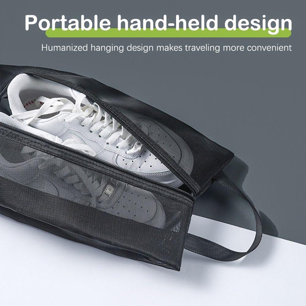 1Pcs Makeup Laundry Bag Shoe Storage Bag with Zipper Closure Shoe Organizer  for Men Women