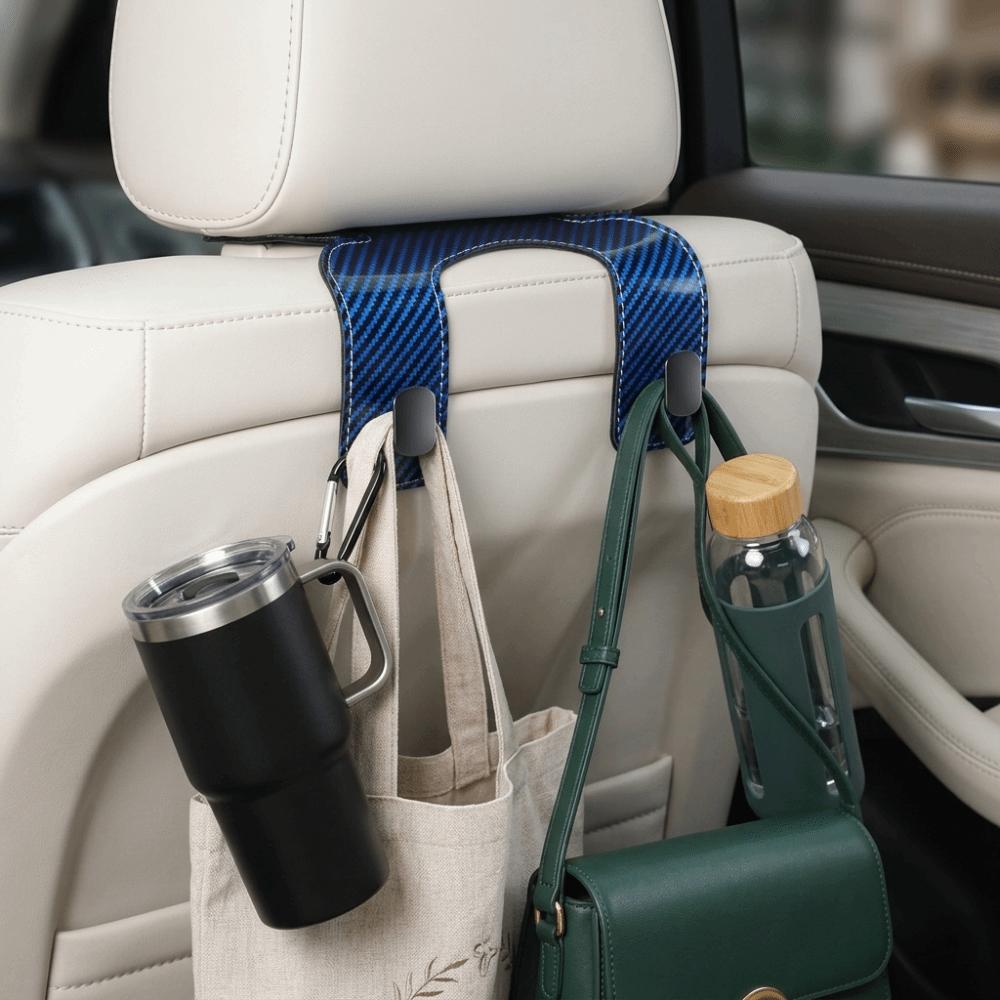 Wear-Resistant Car Headrest Hook High Load-Bearing Hanging Headrest Bag Holder  Automotive Seat