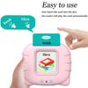 Startcan Spanish English Speaking Flash Cards for Toddlers 1 2 3 4 5 6 Audible Toys for Kids To Learn Spanish 258 Cards and 516 Words & - (Pink)