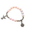 Adjustable Crosses Charm Beads Bracelets Fashionable Religious Jewelry for Men and Women
