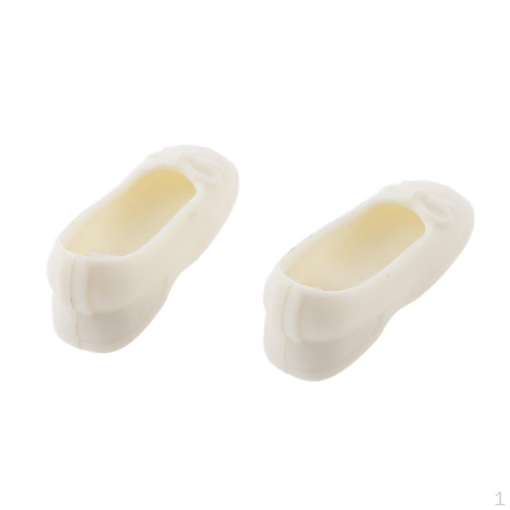 

Белые туфли с бантом 1/6 для кукол BJD, аксессуары для одежды