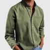 E-commerce new men's shirt new long-sleeved lapel men's shirt