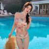 2025 Women's Sexy Split Skirt Swimsuit Three-Piece Set – Stylish Slimming Long Dress