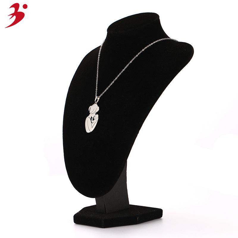 Dzień Matki Stal Nierdzewna Mama i Dziecko Naszyjnik Wisiorek dla Kobiet