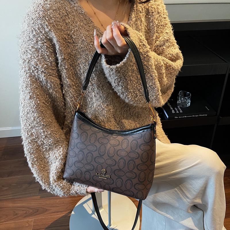 Bolsa Tote e Transversal de Luxo Feminina de Grande Capacidade - Acessório de Moda Versátil e Sofisticado