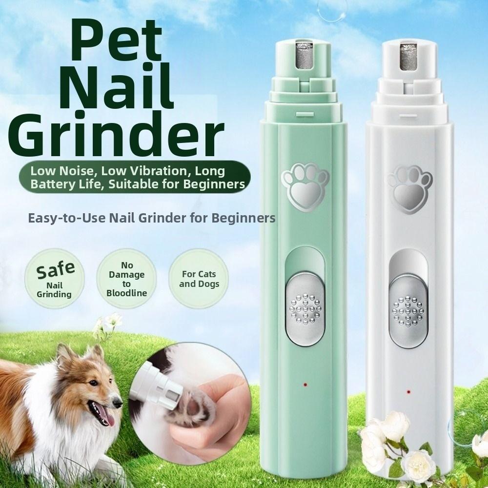 Painless Pet Electric Nail Clipper 2 Speed Pet Paws Grooming Tool Pet Nail Grinder  Cats