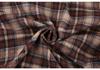 1116 spring American vintage plaid shirt women's long design feeling primed plaid shirt loose