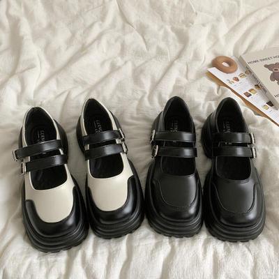 NUOVE Scarpe Mary Jane Donna Primavera Retro 2025 Nuovi Mocassini Stile Britannico a Suola Spessa Scarpe da Studente in Pelle Donna