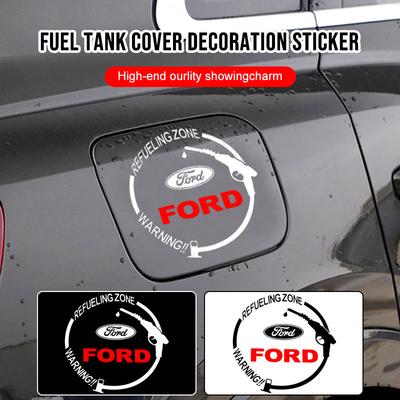 1 Pièce Autocollants Bouchon Réservoir Carburant Voiture Vinyle Décoration Mode Auto Styling Pour Focus Mondeo Kuga Fiesta MK7 Escort Explorer Edge 2 4 MK2 MK4