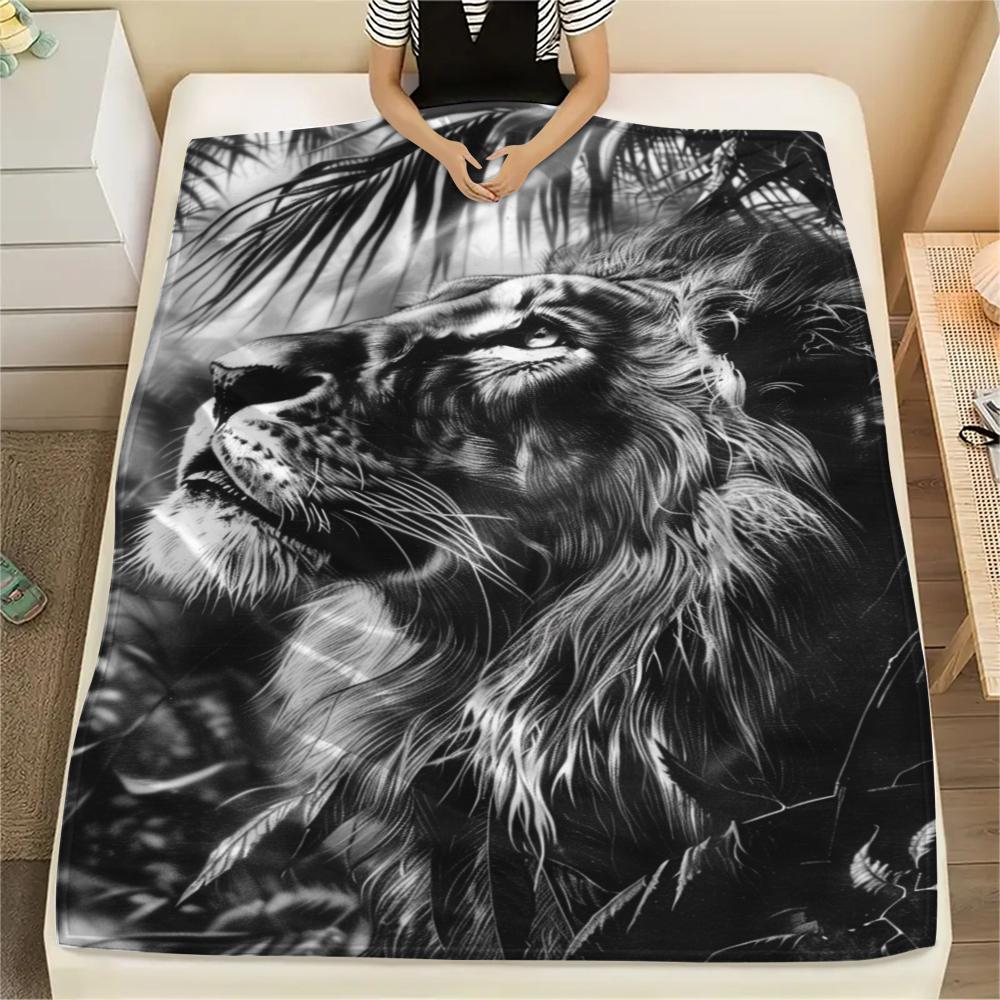 1 Manta de Franela con Estampado de Dibujos Animados, Alta Calidad, Cómoda para Todas las Estaciones, Decoración del Hogar, Calidez y Confort, Perfecta para Regalo de Navidad o Cumpleaños