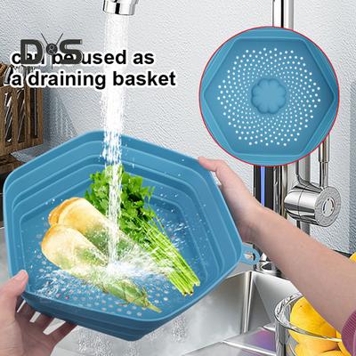 Flexible Safe Microwave Food Cover Vented Collapsible Splatter Guard with Heat Resistant Silicone Mat Multi-Purpose Non-Slip Lid