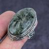 Seraphinite Gemstone 925 Sterling Silver Jewelry Ring Size 10