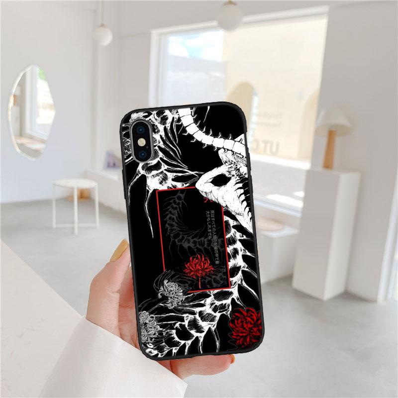 HK73 Tokyo Ghoul Soft Shell Phone Case for iPhone SE X XS XR 16E 17 11 Pro Max 8 7 6 6s Plus Air