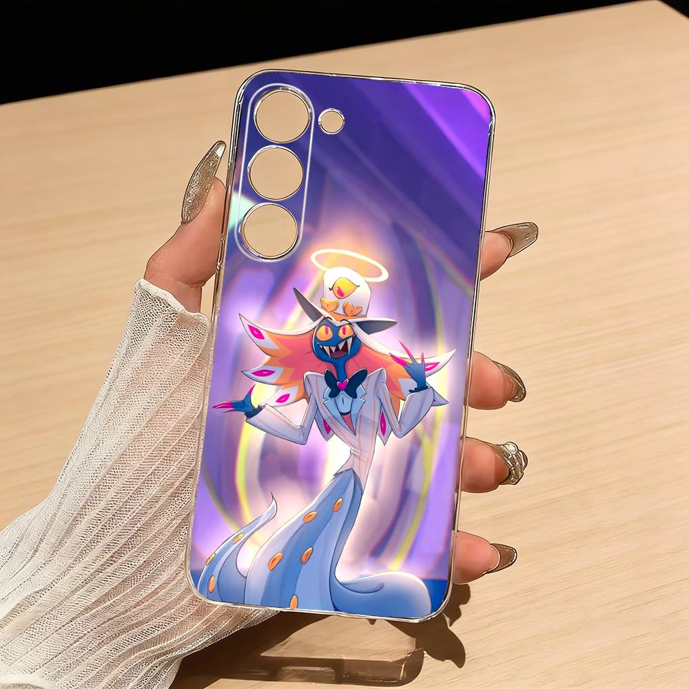

Чехол для телефона Sir Pentious H-Hazbin H-Hotel для Samsung S25, S24, S21, S22, S23, S30, Ultra, S20, Plus, Fe, Lite Прозрачный чехол Samsung S23ULTRA5G