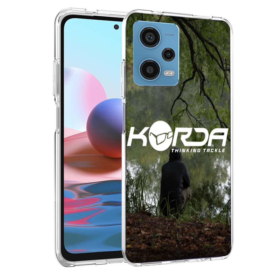 Korda Fishing Tackle Case for Xiaomi Redmi Note 12 Pro 11 Pro Plus 12S 11S 11T 11E 10 5G 10S 9S 9T 9 8T 8 7 Phone TPU Clear Cove
