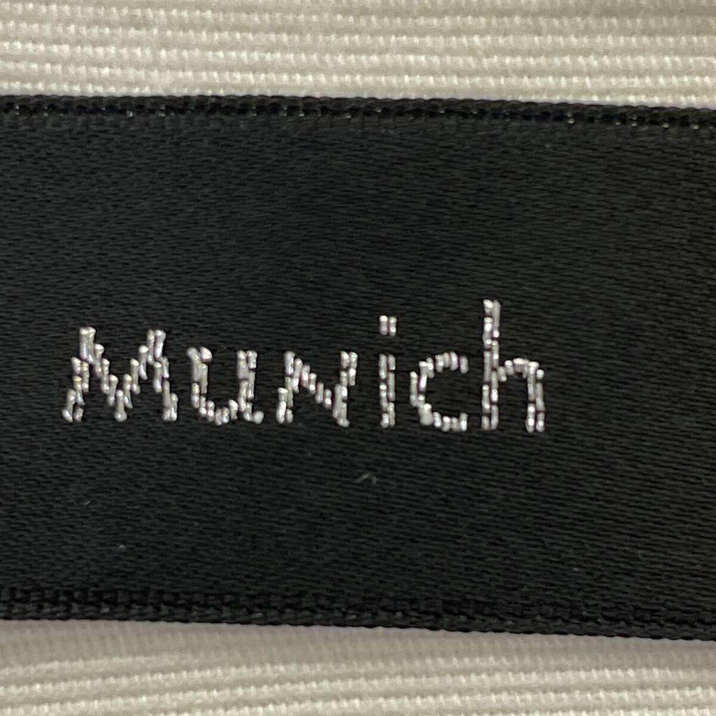 Munich White Stretch Cotton Pique Bag Flared Blouson Jacket S whiteUsed