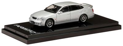 HJ64 Toyota Aristo V300 VERTEX EDITION Early Type Custom Version Silver Metallic Finished Product 1/64